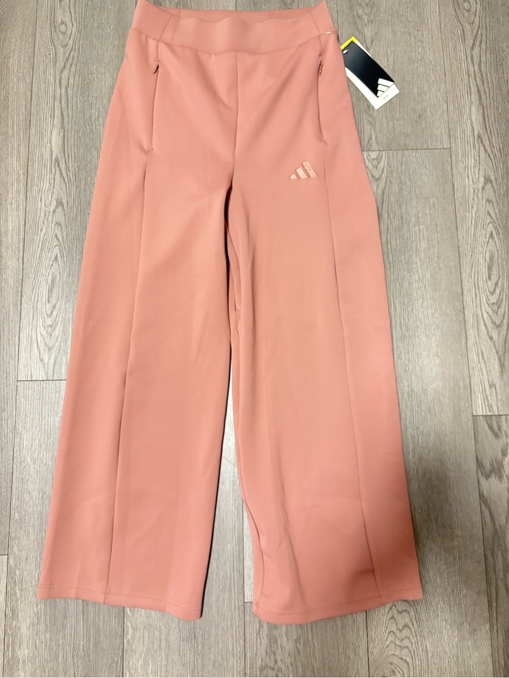 adidas Pink Wide-Leg Track Pants